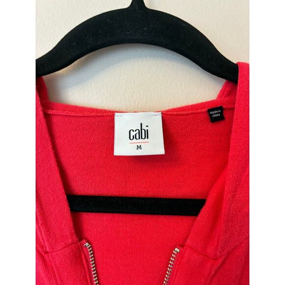Cabi Beachcomber Hoodie Heather Rose Full Zip Hooded Sweater Cardigan Size M - Picture 3 of 5